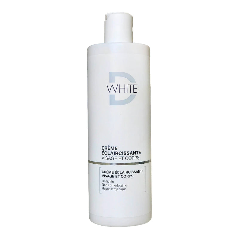 Dwhite Crème Éclaircissante Visage et Corps 400 ml