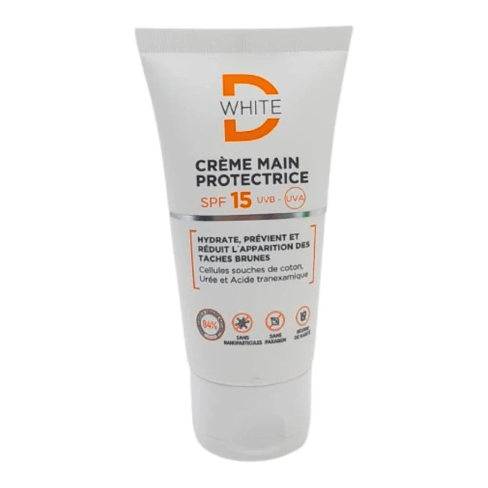 Tube Dwhite Crème Mains Protectrice SPF15 50 ml