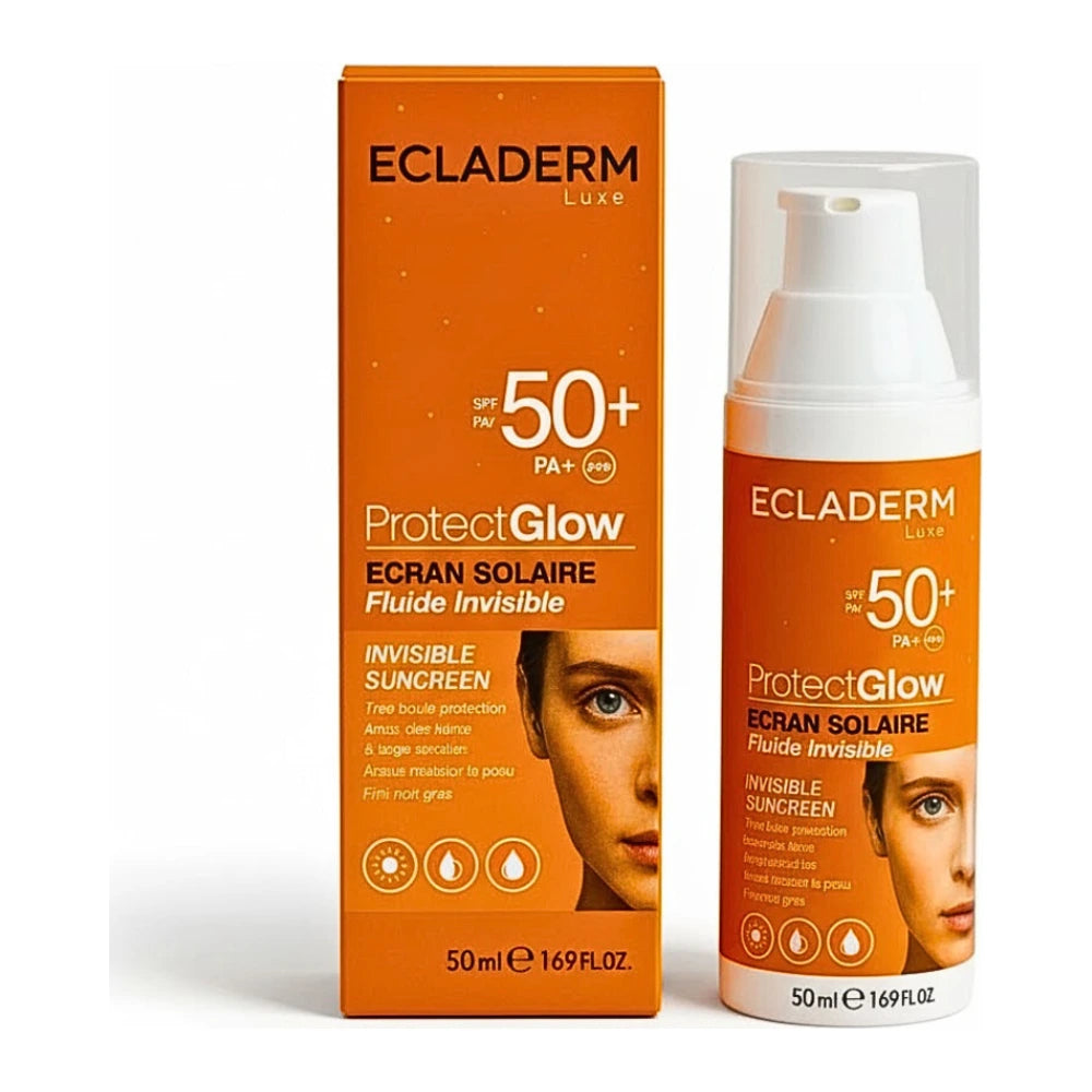 Ecladerm Protect Glow Écran Fluide Invisible SPF 50+ - 50ml
