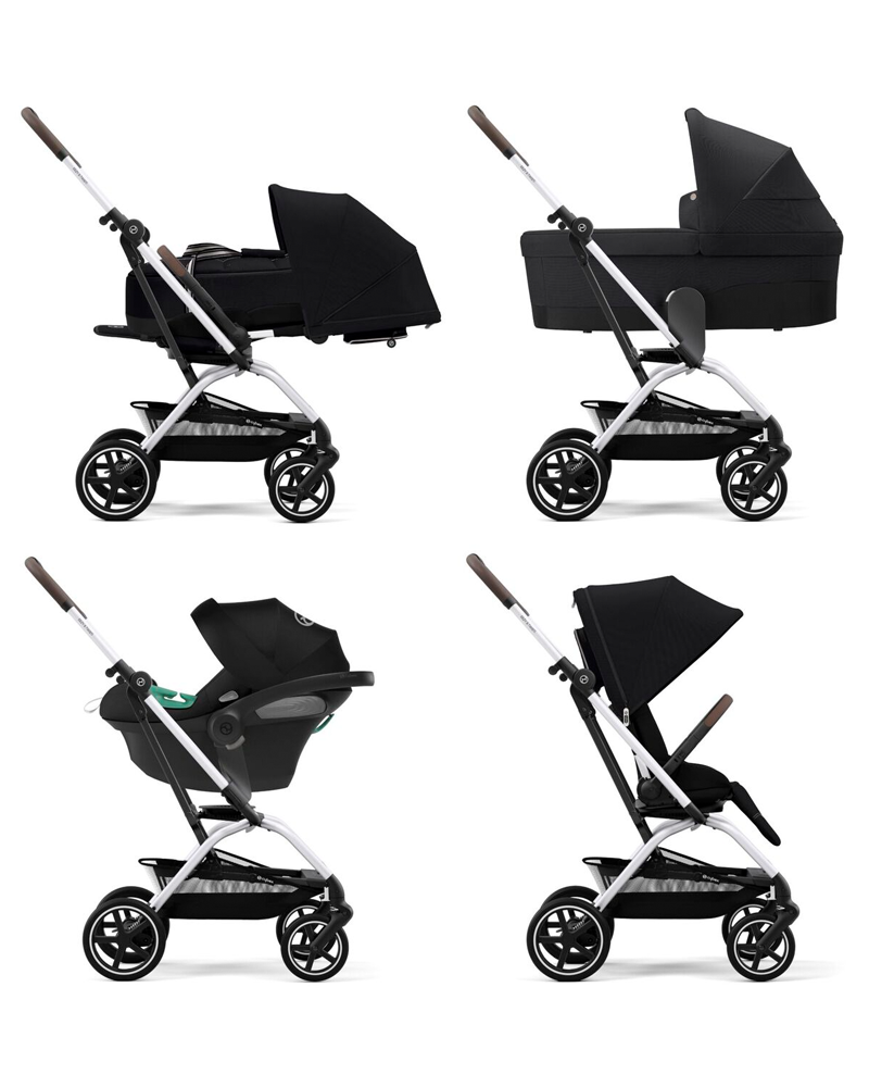 CYBEX Poussette Eezy S Twist +2 - Moon Black