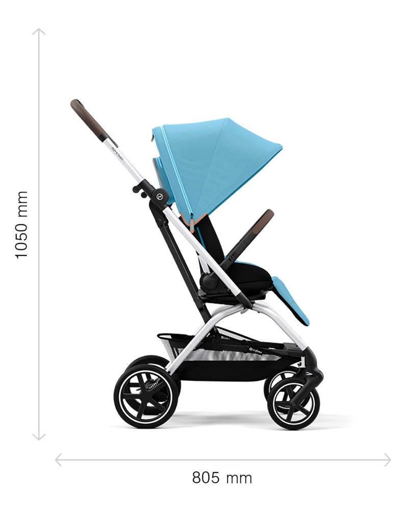 CYBEX Poussette Eezy S Twist+2 - Ocean Blue