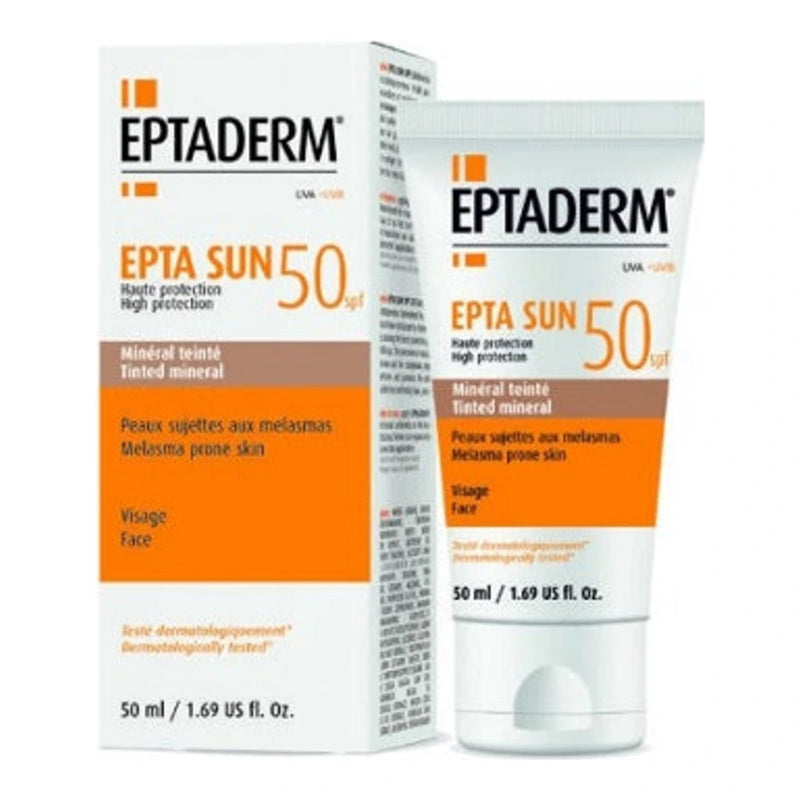 EPTADERM EPTA SUN SPF50+ CREMA FOTOPROTECTORA 50ML