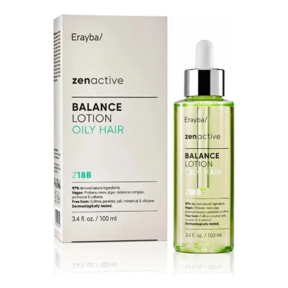 Erayba Zenactive Balance Lotion Z18B 100 ml pour cheveux gras – flacon