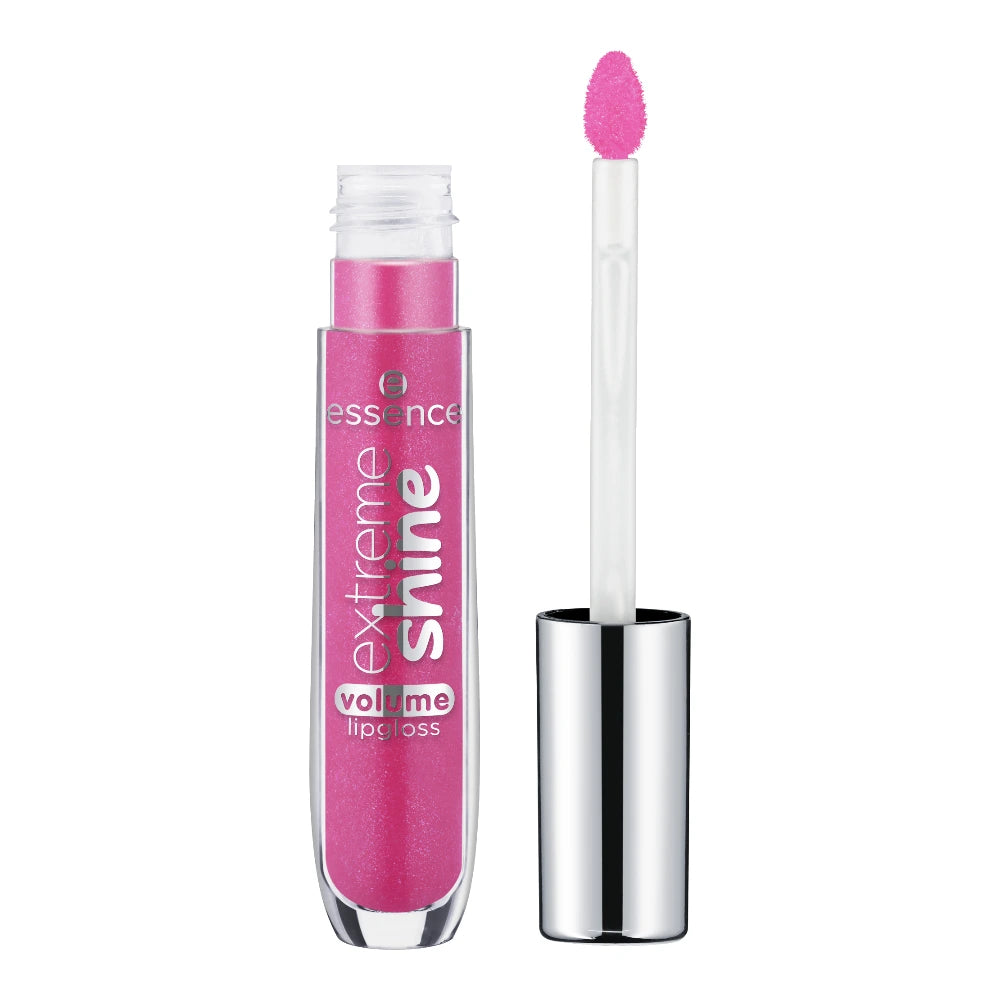 Essence Extreme Shine Volume Lipgloss 21 Pretty in Pink – tube ouvert avec applicateur