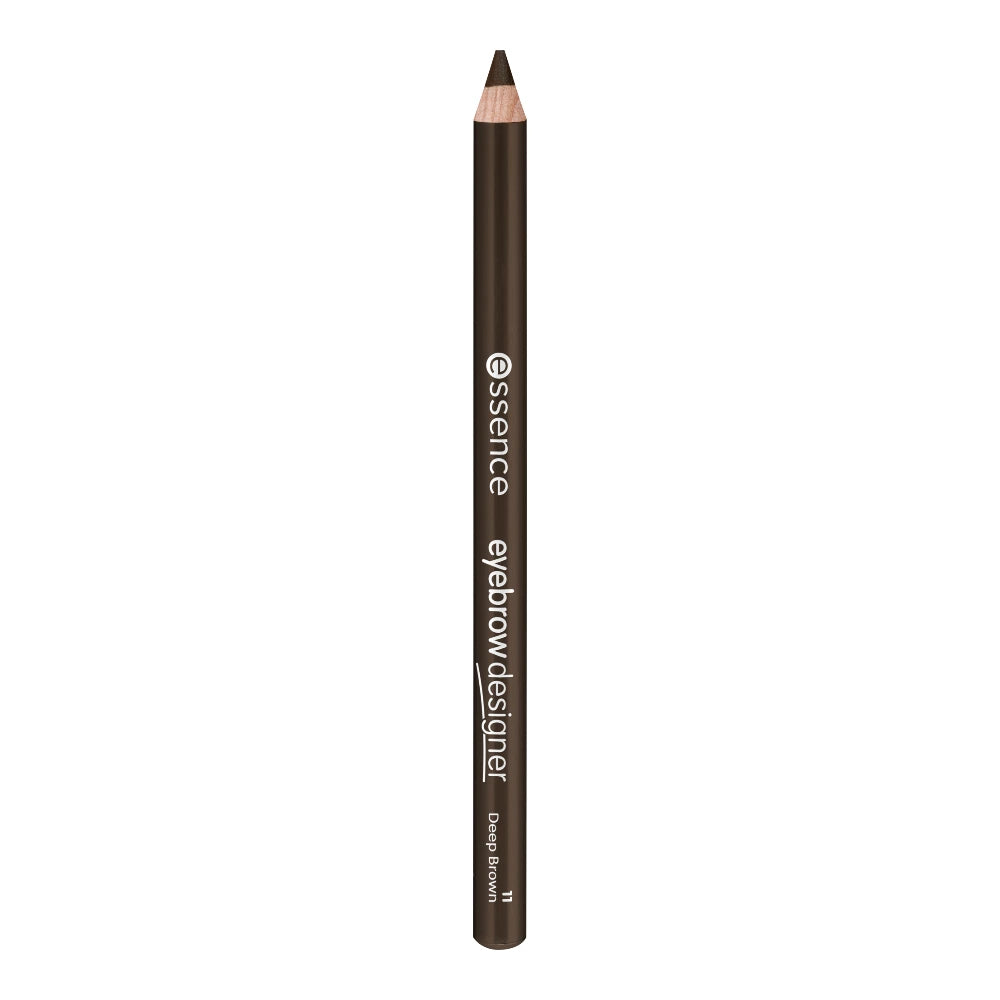 Essence Eyebrow Designer 11 Deep Brown – crayon ouvert avec brosse