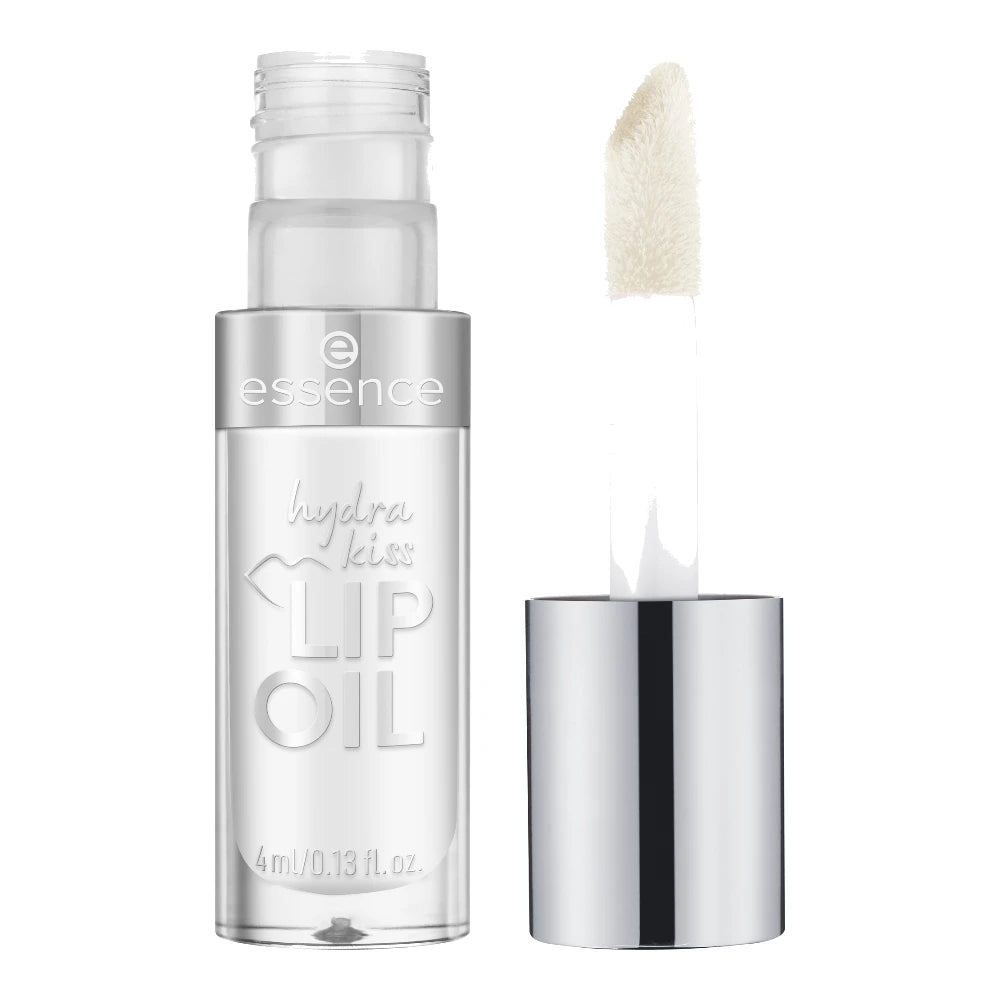 Essence Hydra Kiss Lip Oil 07 Classy Glassy – flacon ouvert avec applicateur