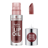 Essence Hydra Kiss huile à lèvres 08 Mocha Glow – flacon ouvert avec applicateur