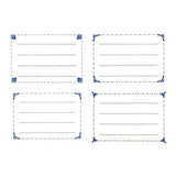 Atika Pack de 24 Etiquettes Scolaires Simples
