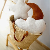 Bambidou Coussin Etoile Bouclette - Ivoire
