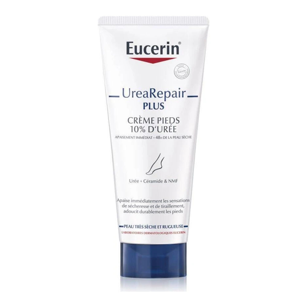 Eucerin UreaRepair Plus Crème Pieds 10 % d’Urée 100 ml – tube du produit