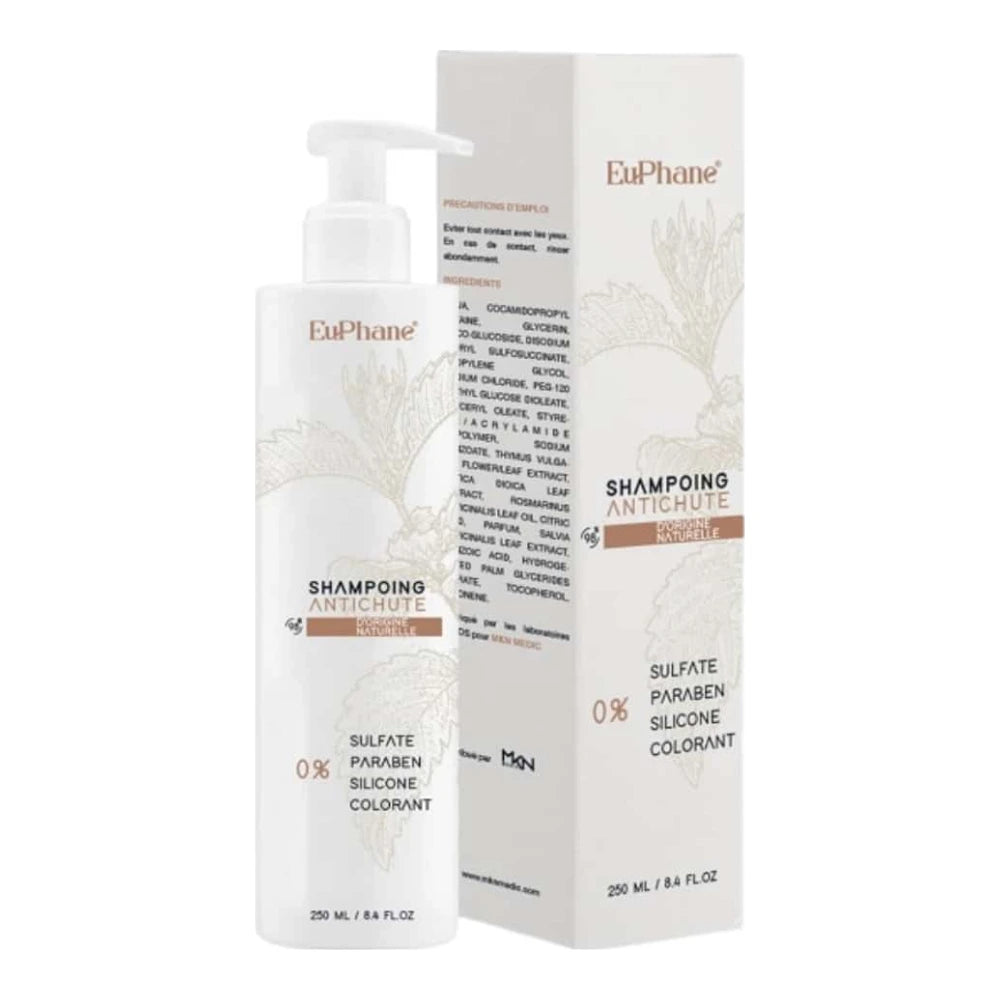 Euphane Shampoing Anti-Chute 200 ml, flacon et étui