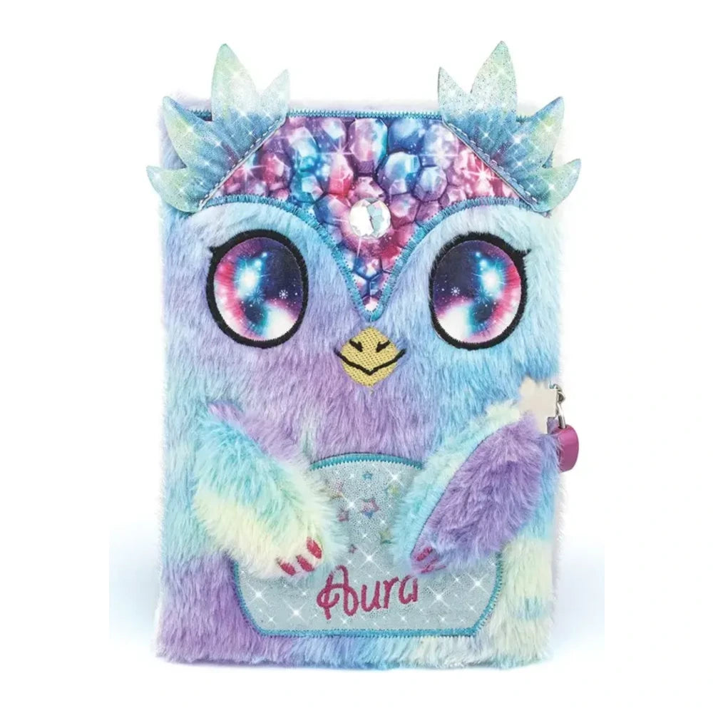 Eurekakids Journal Intime Aura en peluche - face avant