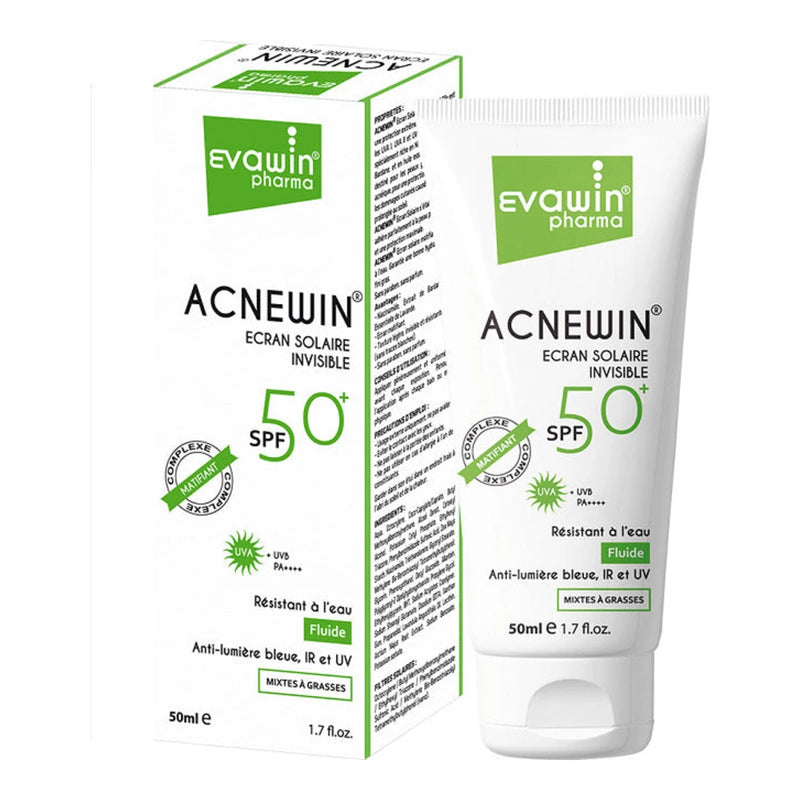 Evawin Acnewin Invisible Fluid Sunscreen SPF 50+ 50ml