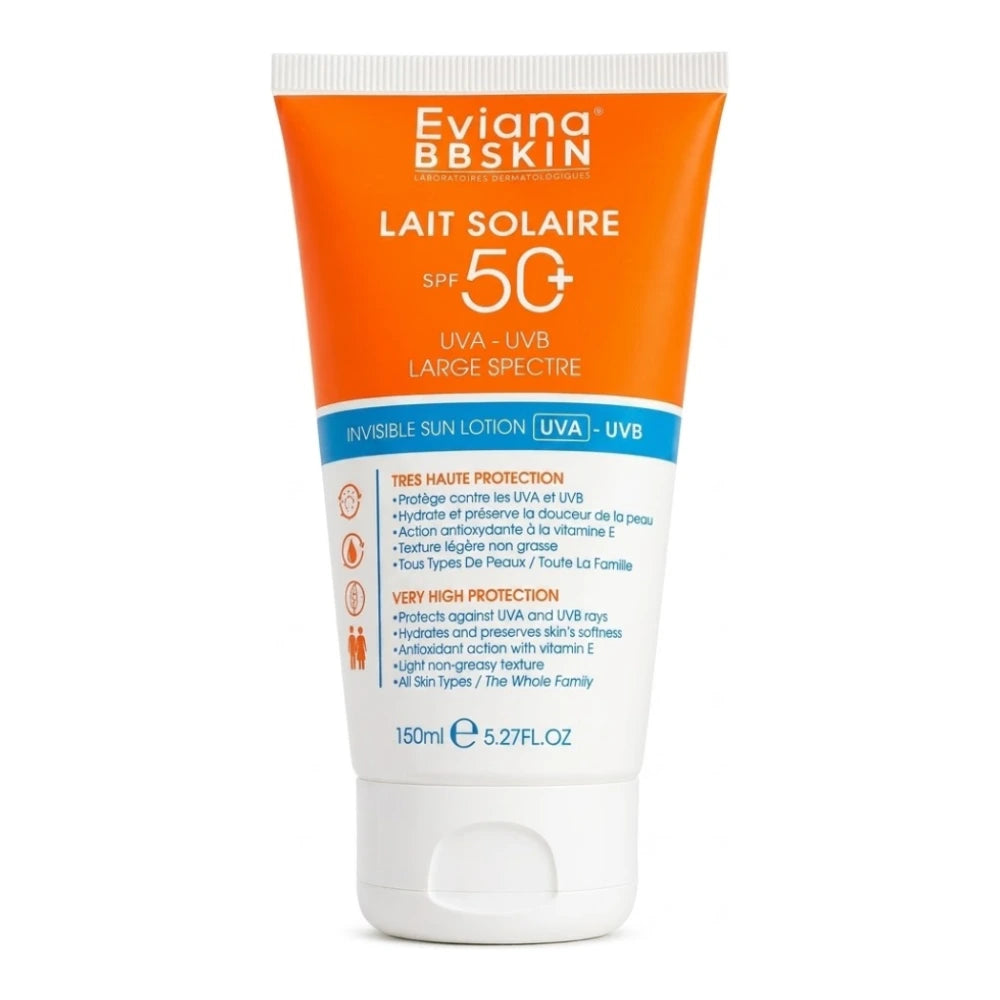 Eviana Bbskin Lait Solaire SPF50+ 150ML