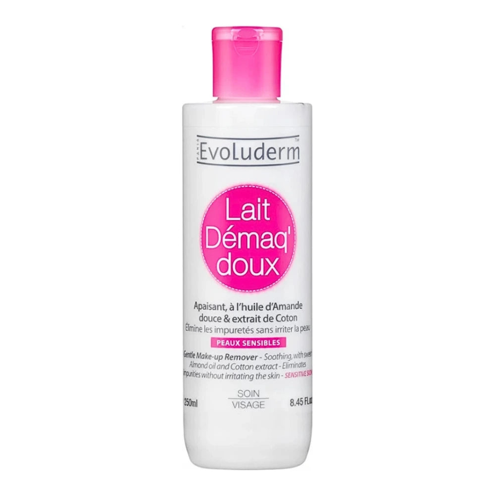 Evoluderm Lait Démaquillant Doux 250 ml – visuel du produit