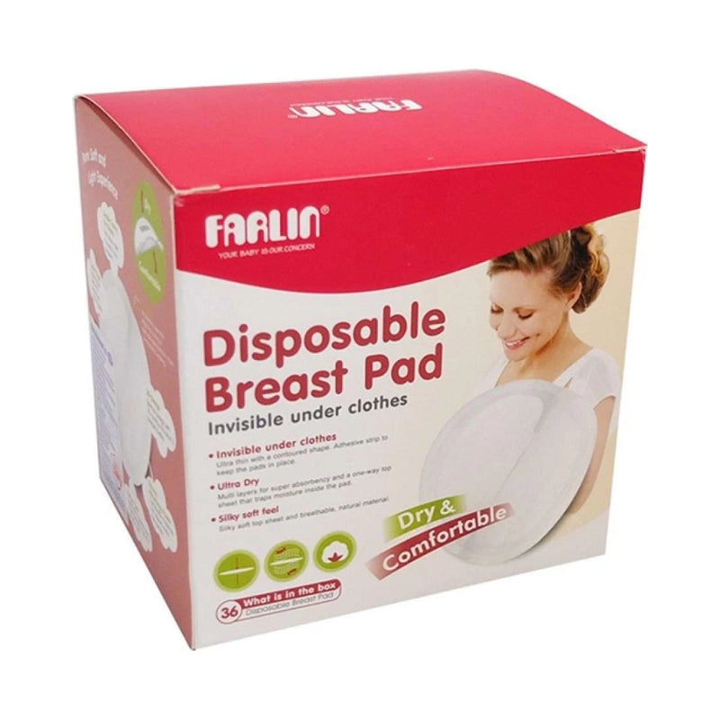 وسادات رضاعة للاستعمال مرة واحدة Farlin BF-634A – 36 قطعة