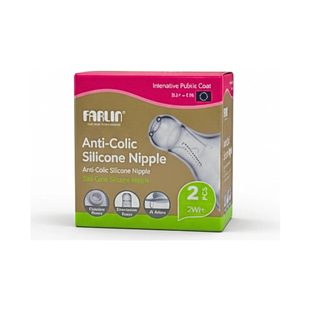 Farlin Tétine Anti-Colic Step 2 dès 3 mois – emballage de la tétine de biberon