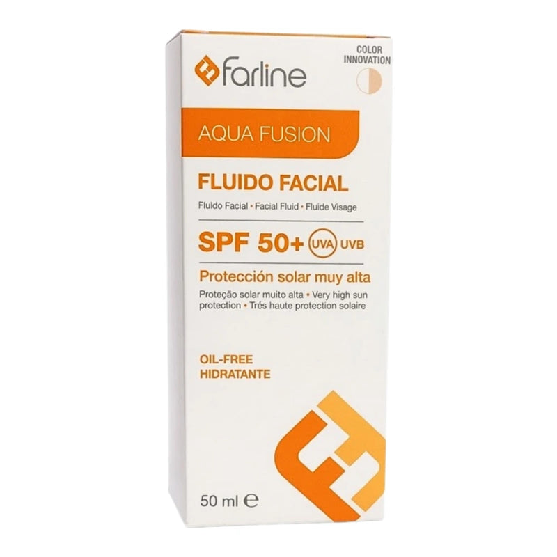 واقي الشمس Farline Aqua Fluide Color SPF50+ 50 مل