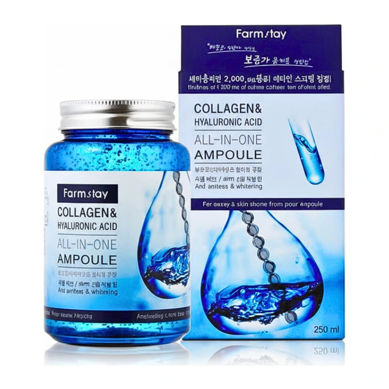 Farmstay Collagen & Hyaluronic Acid All-In-One Ampoule 250ml