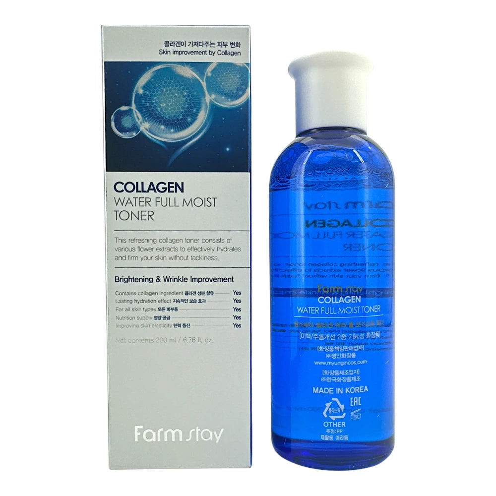 Farmstay Collagen Water Full Moist Toner – flacon 200 ml
