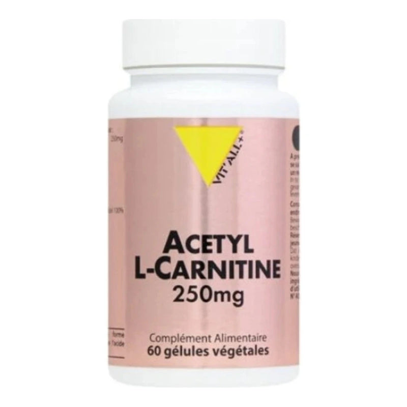 VITALL PLUS ACETYL L-CARNITINE 250MG 60 GELULES