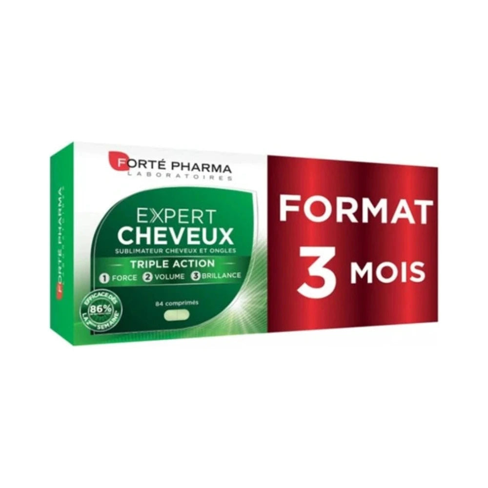 Forté Pharma Expert Cheveux programme 3 mois – 84 comprimés