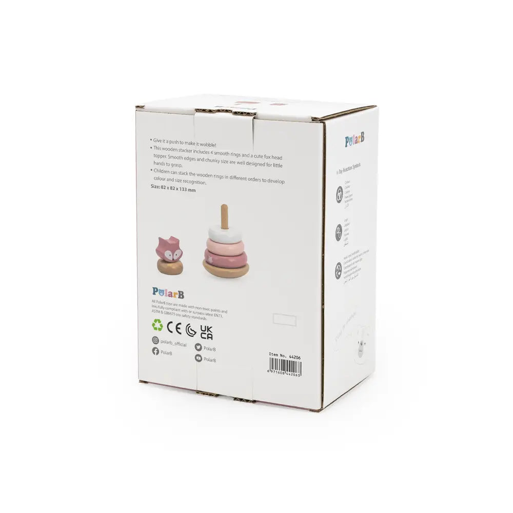 Viga Toys PolarB Stacking Rings 12M+ - Fox