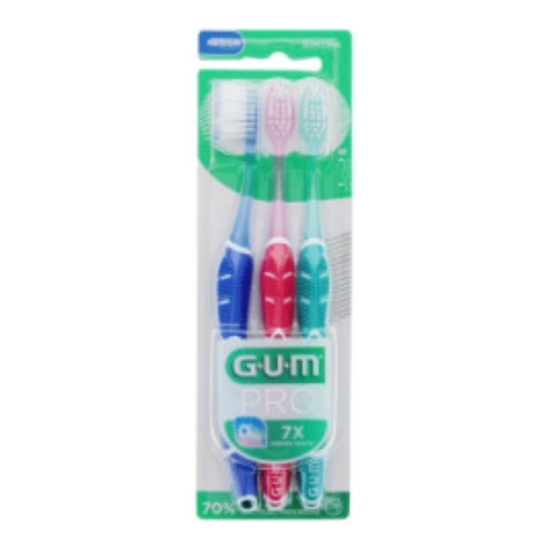 G.U.M Brosse à Dents Technique Pro Medium Pack Trio 528/3