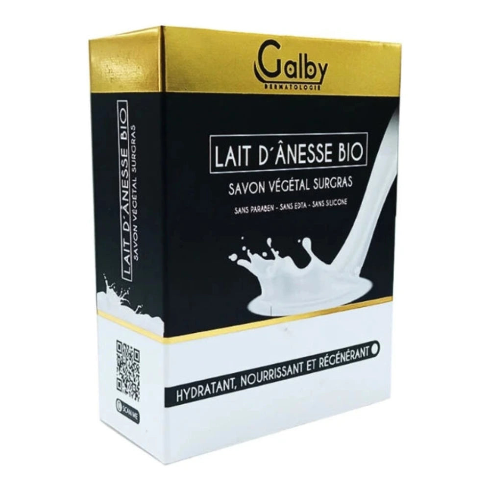 Galby savon surgras au lait d’ânesse 100 g – emballage