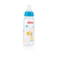 Biberon Nûby col Standard Débit Lent 0m+ 240ml - Girafe