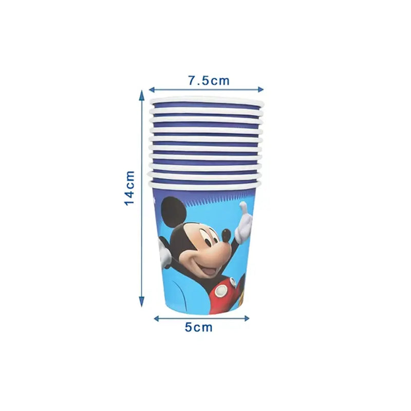 Pack de 10 Gobelets en Papier – Mickey Mouse