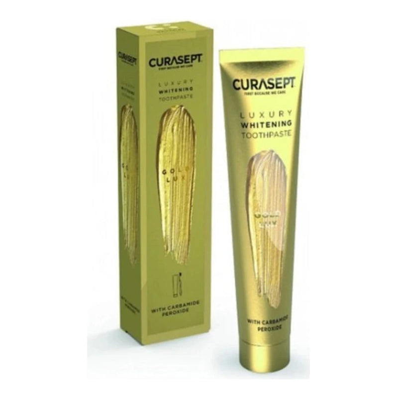 CURASEPT GOLD LUXURY WHITENING DENTIFRICE 75ML