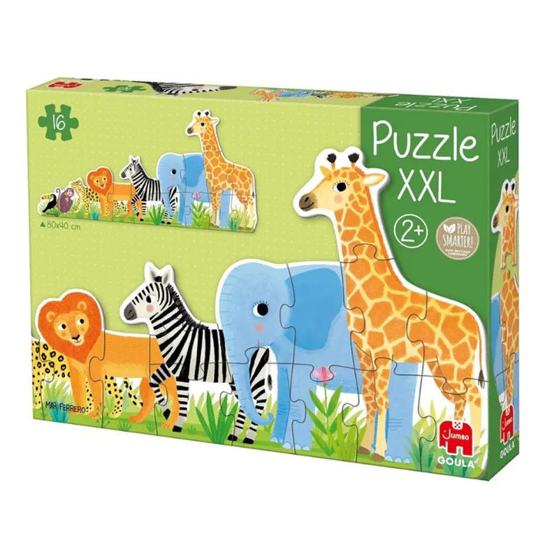 Goula Puzzle XXL Les Animaux de la Jungle - 18 Pièces