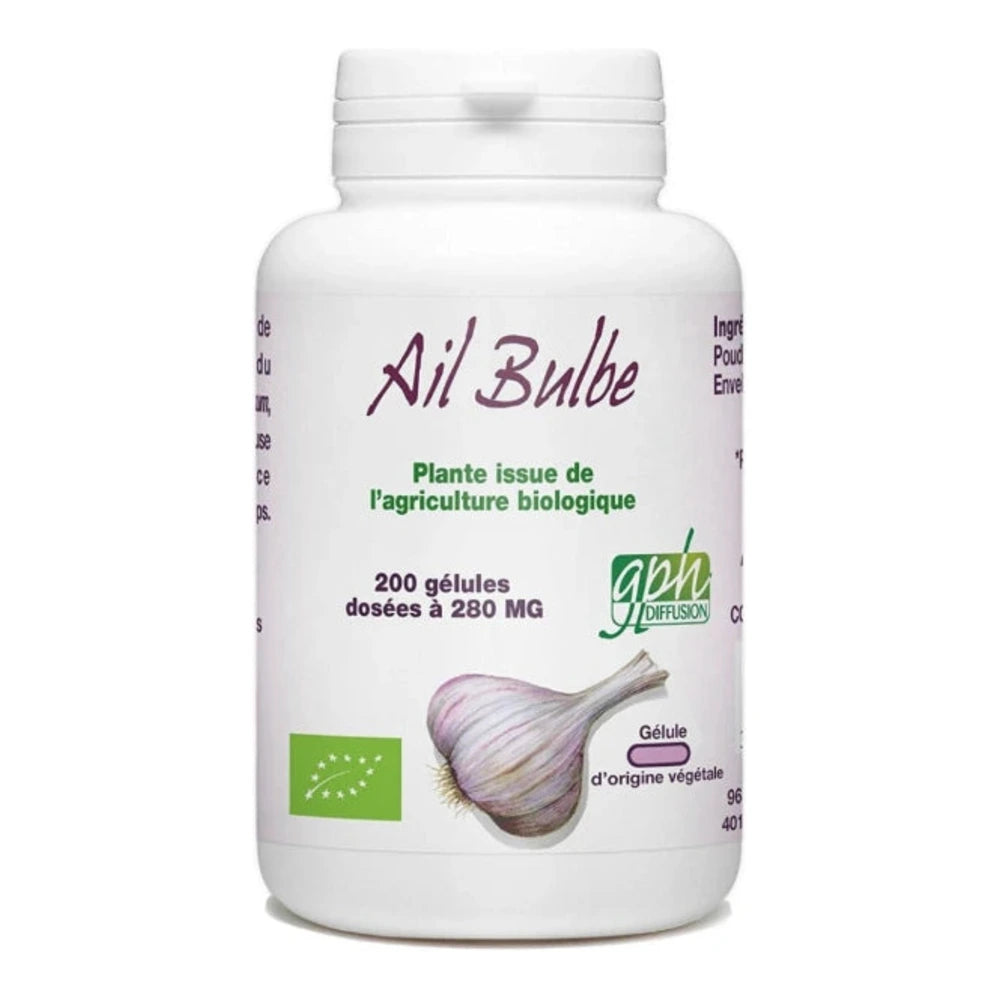 GPH Ail Bulbe Bio 200 gélules – flacon