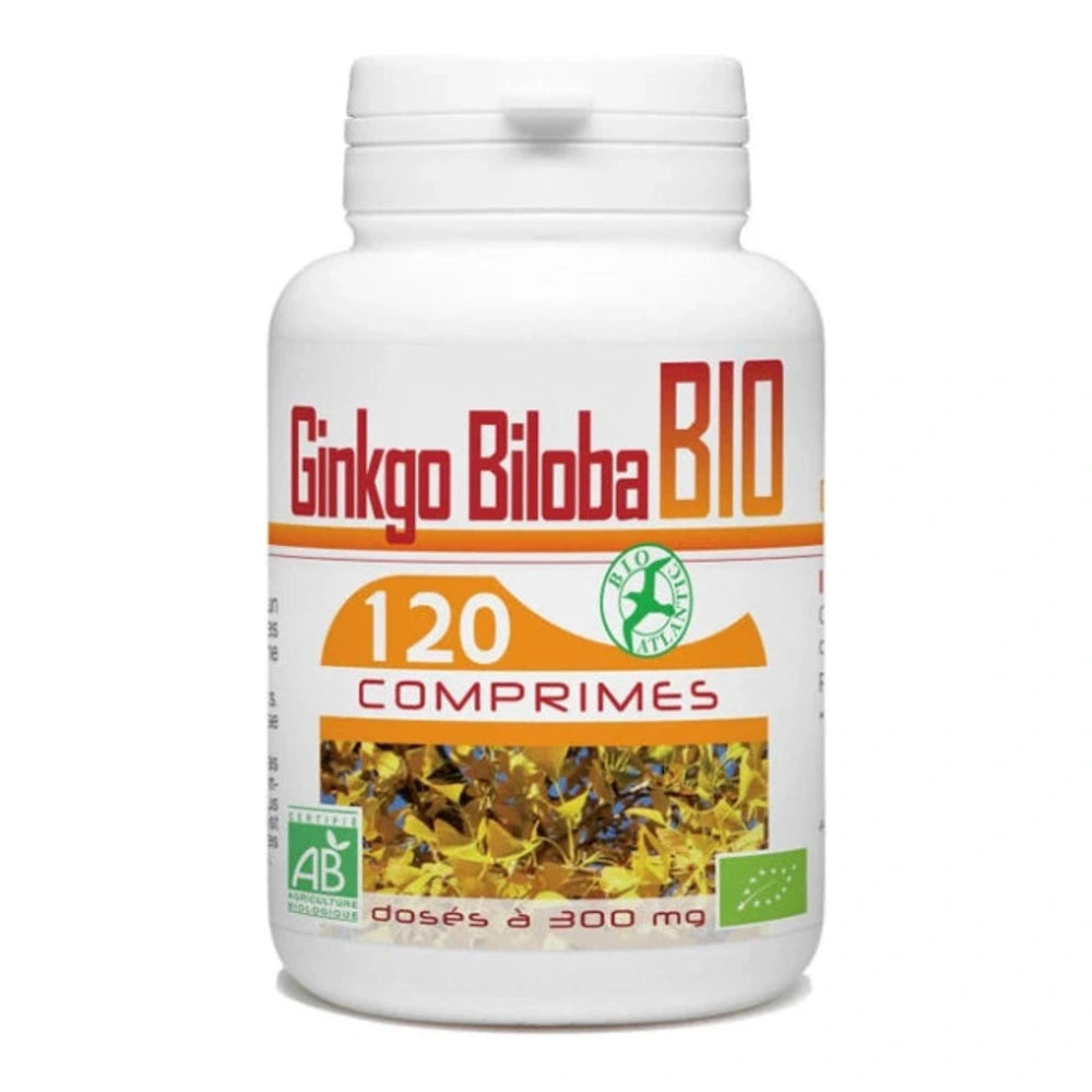GPH Diffusion Ginkgo Biloba Bio – boîte de 120 comprimés