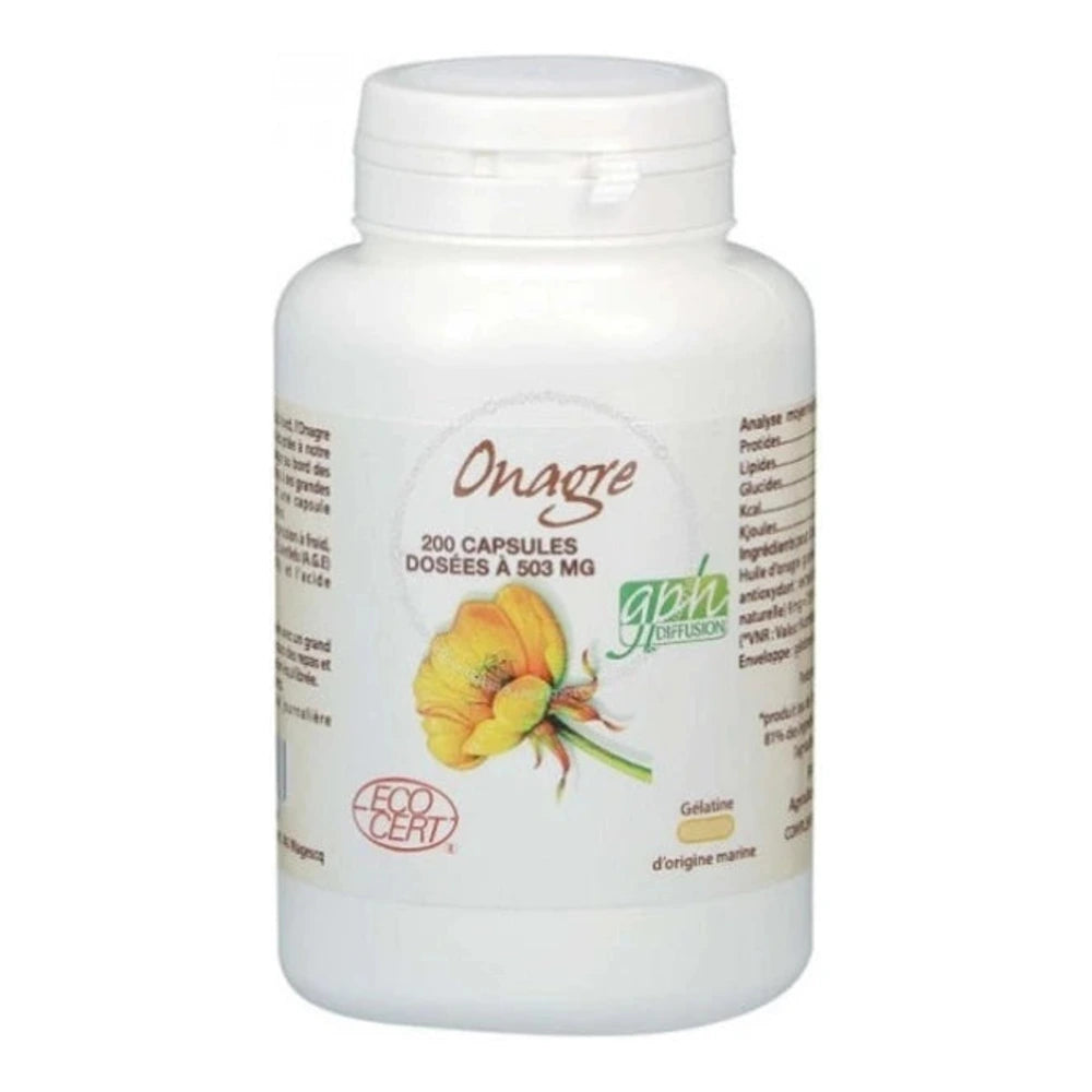 GPH Diffusion Onagre Bio 100 capsules 503 mg - flacon