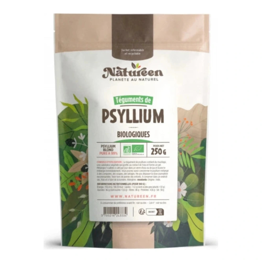 Sachet GPH Diffusion téguments de psyllium blond bio 250 g