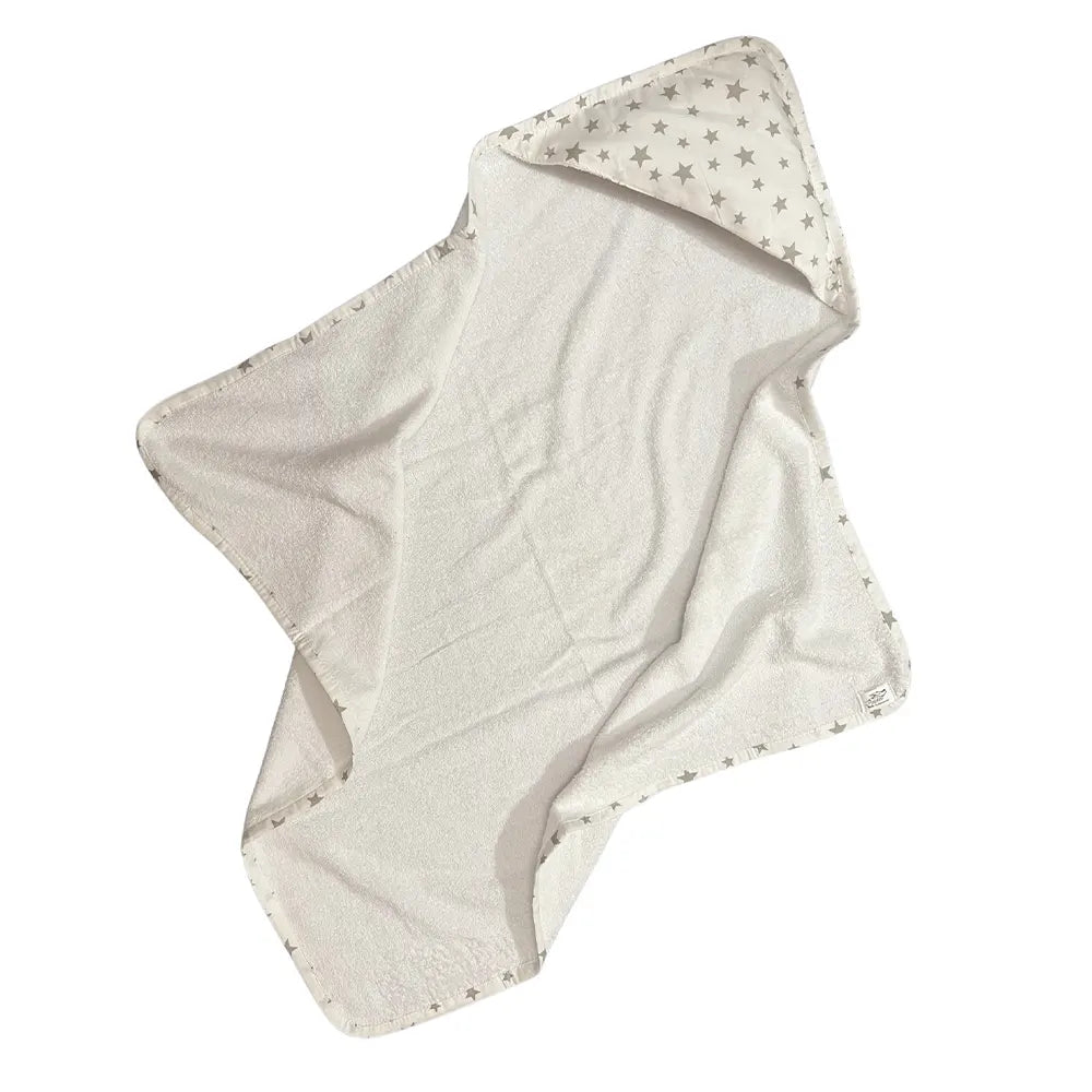 BébéYo Cape de Bain - Gris Étoiles
