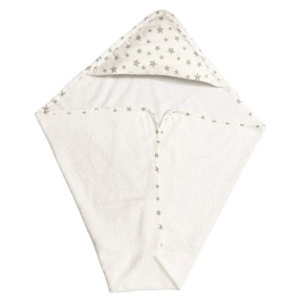 BébéYo Cape de Bain - Gris Étoiles