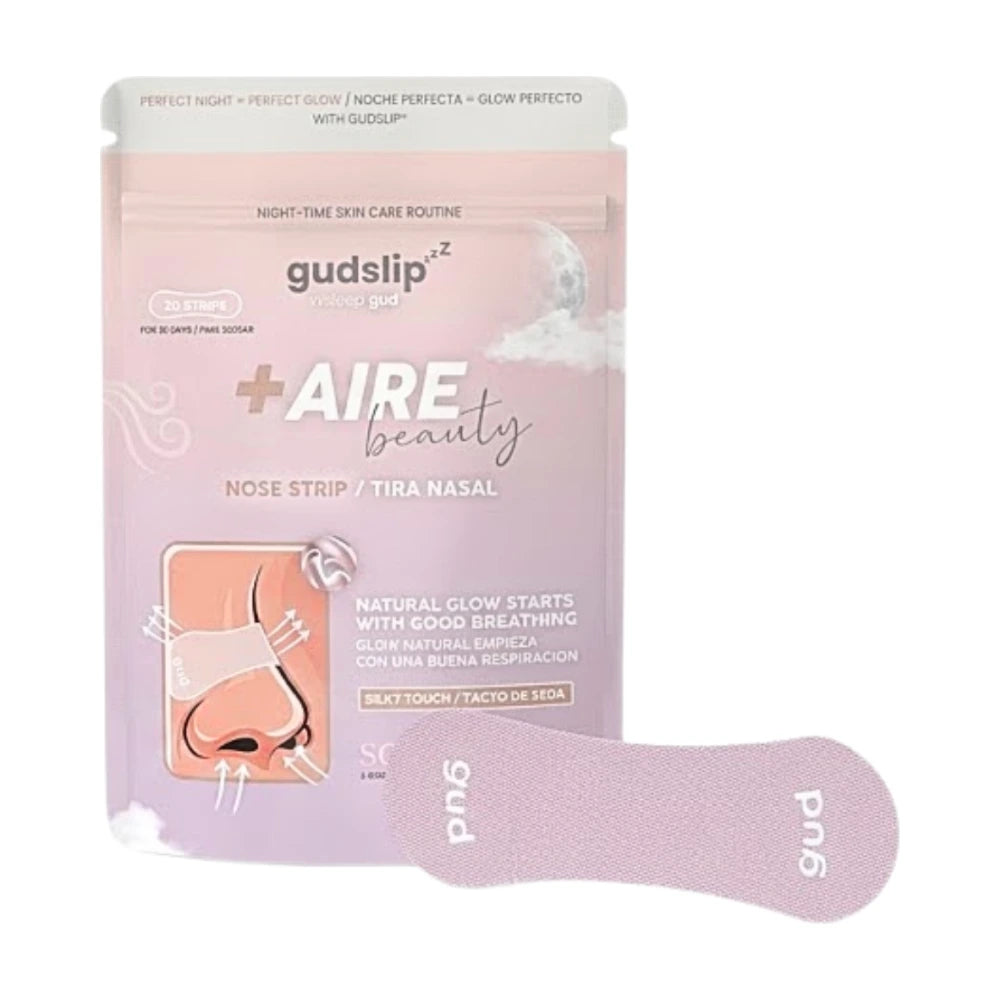 Gudslip +Aire Beauty bandes nasales, sachet de 30 bandes