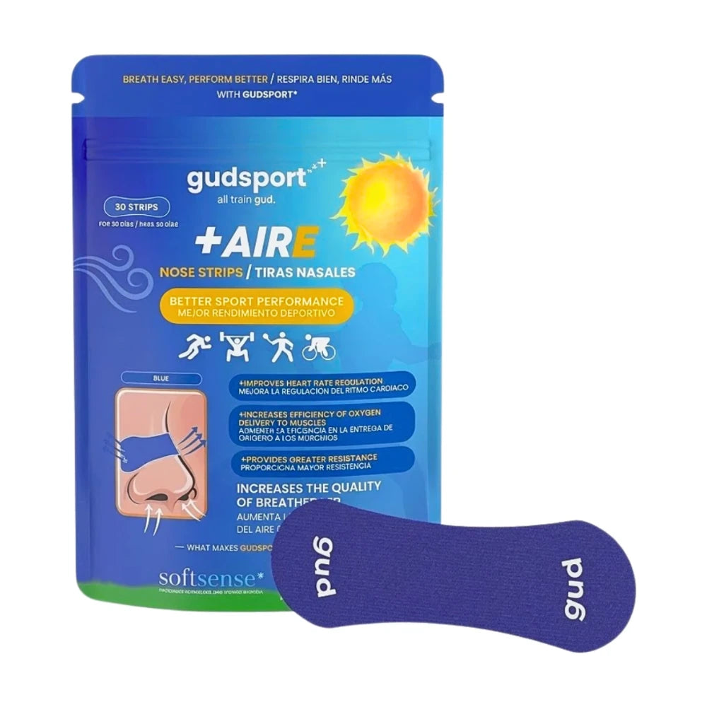 Gudslip +Aire Sport Bandes Nasales Bleu – 30 Bandes