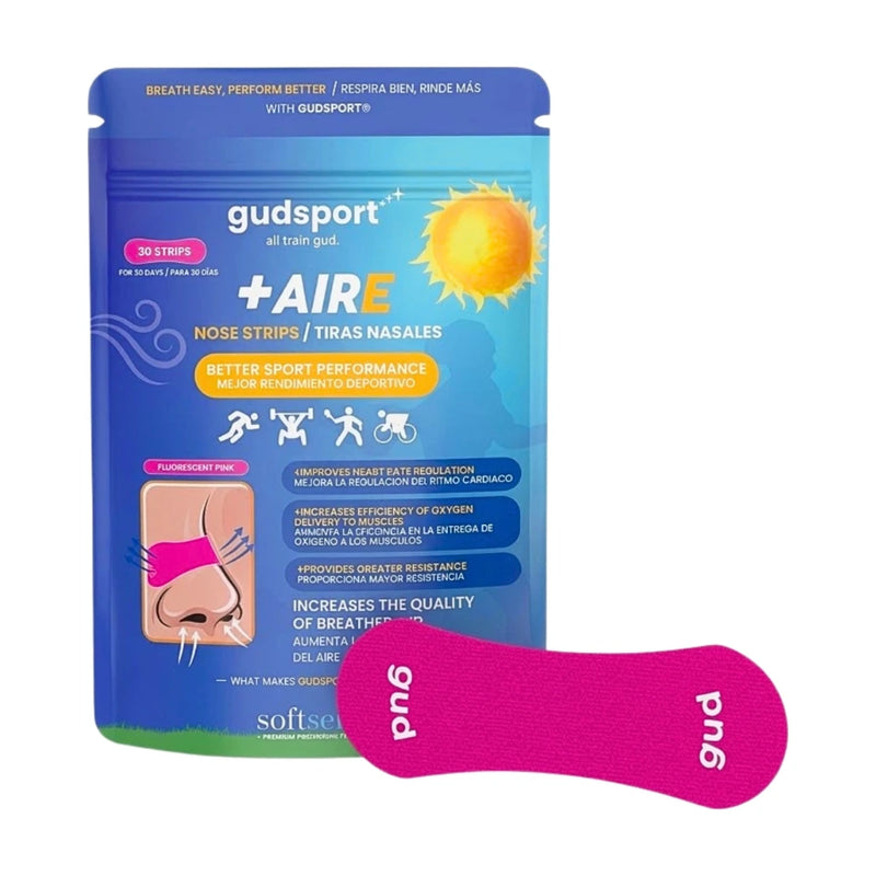 Gudslip +Aire Bandes Nasales Sport Rose 30 Unités
