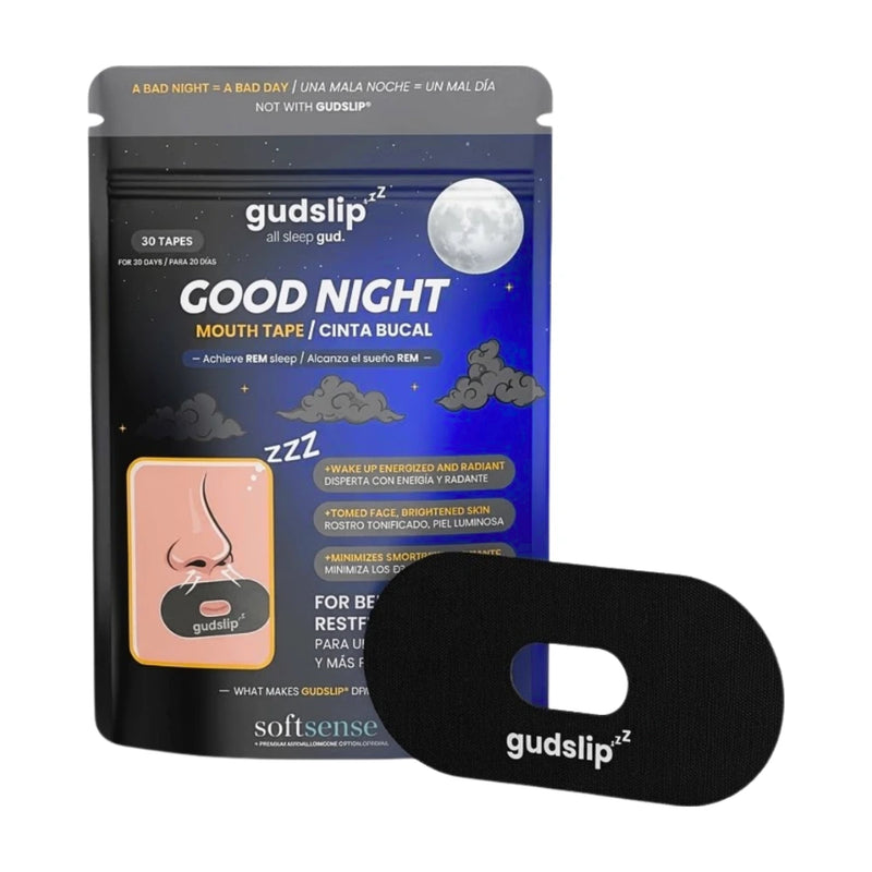 Gudslip Good Night Bandes Buccales avec Ouverture – 30 Bandes
