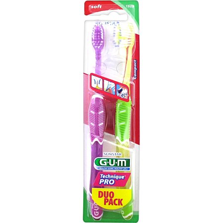 Gum Brosse À Dent Thechnique Pro Duo Medium 1528