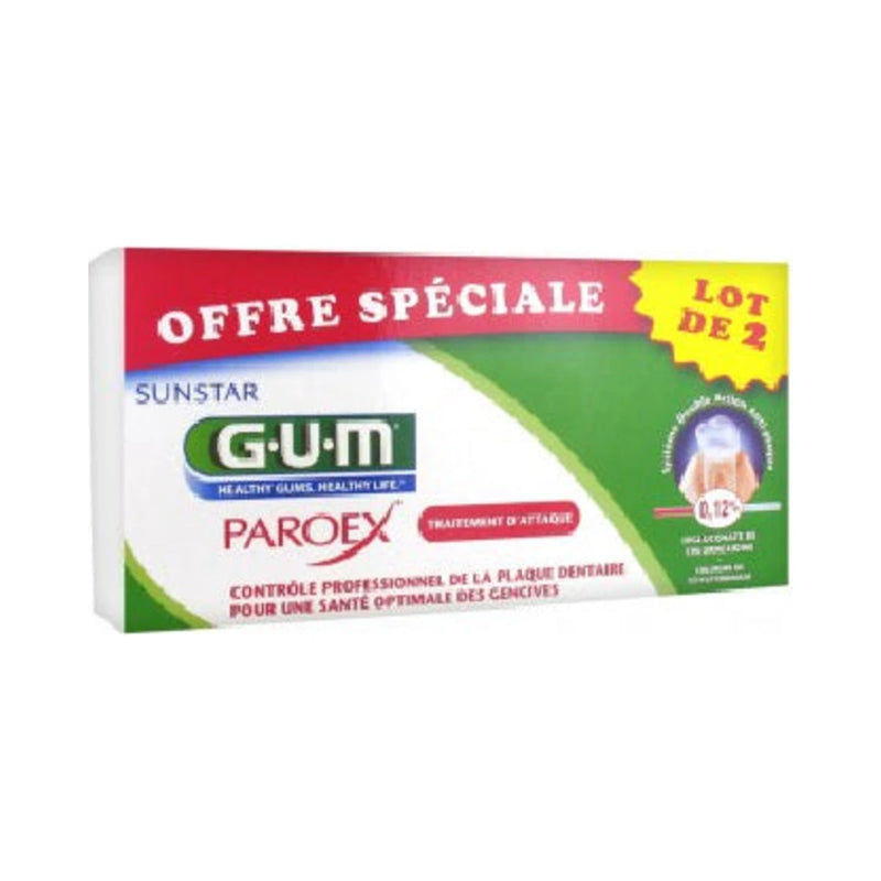 GUM Paroex Dentifrice – Lot de 2