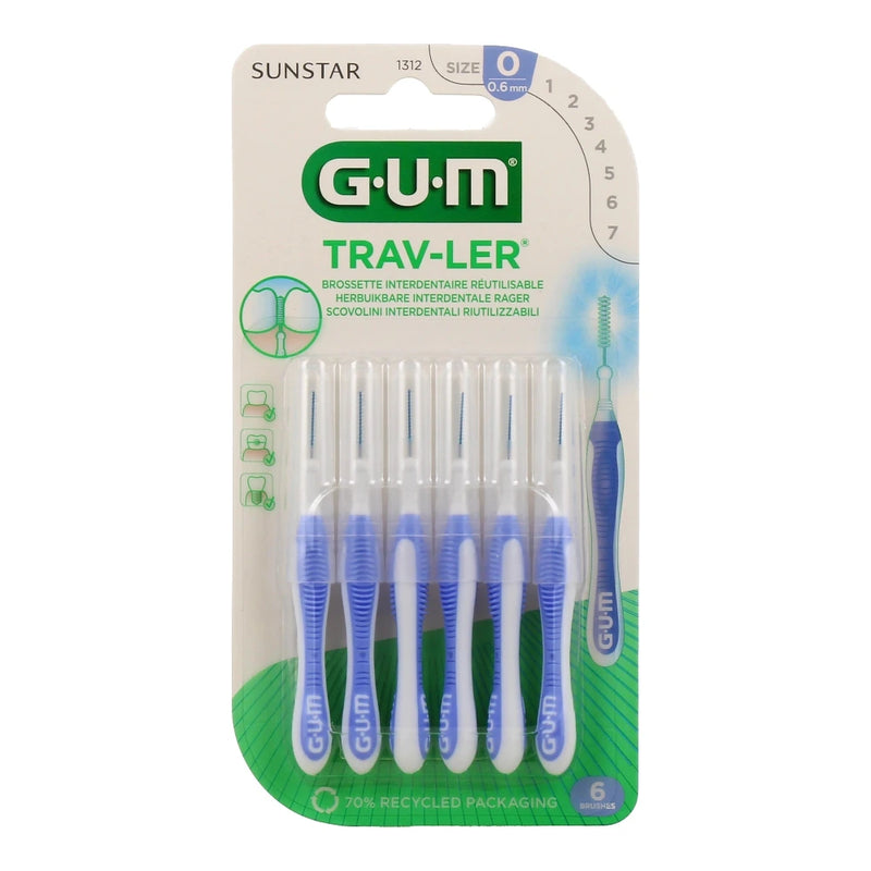 GUM Trav-Ler Interdental Brush 0.6 mm