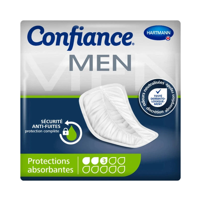 HARTMANN CONFIDENCE MEN ABSORCIÓN 4 PROTECCIÓN ANATÓMICA X14 Unidades