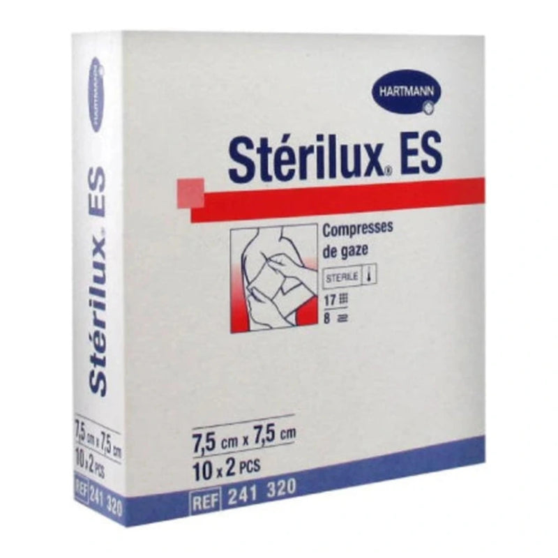 Hartmann sterilux ES compresas de gasa 7.5x7.5