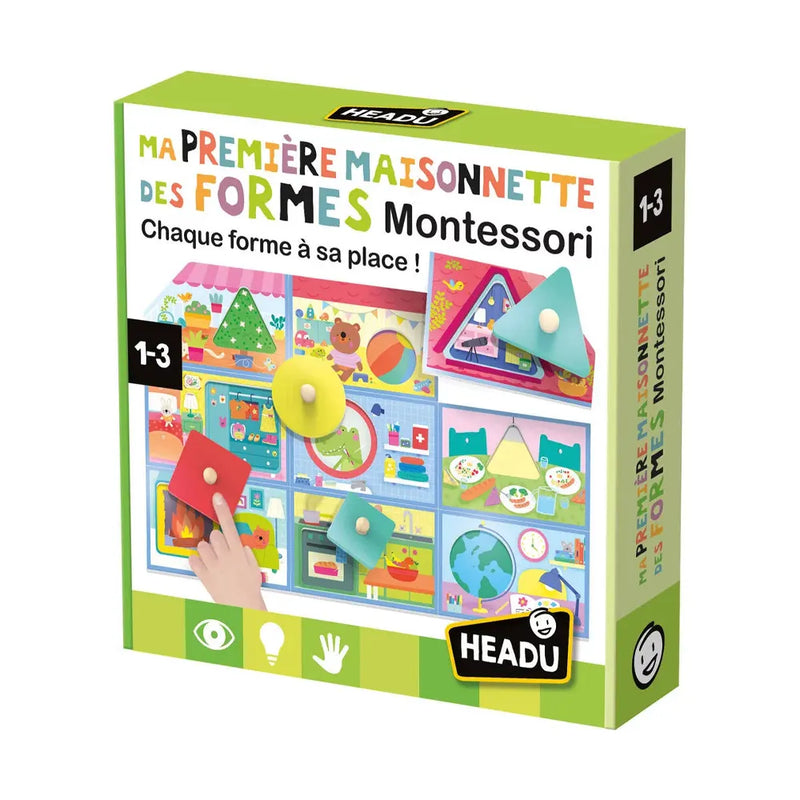 Headu Montessori Ma Première Petite Maison des Formes - 12M+