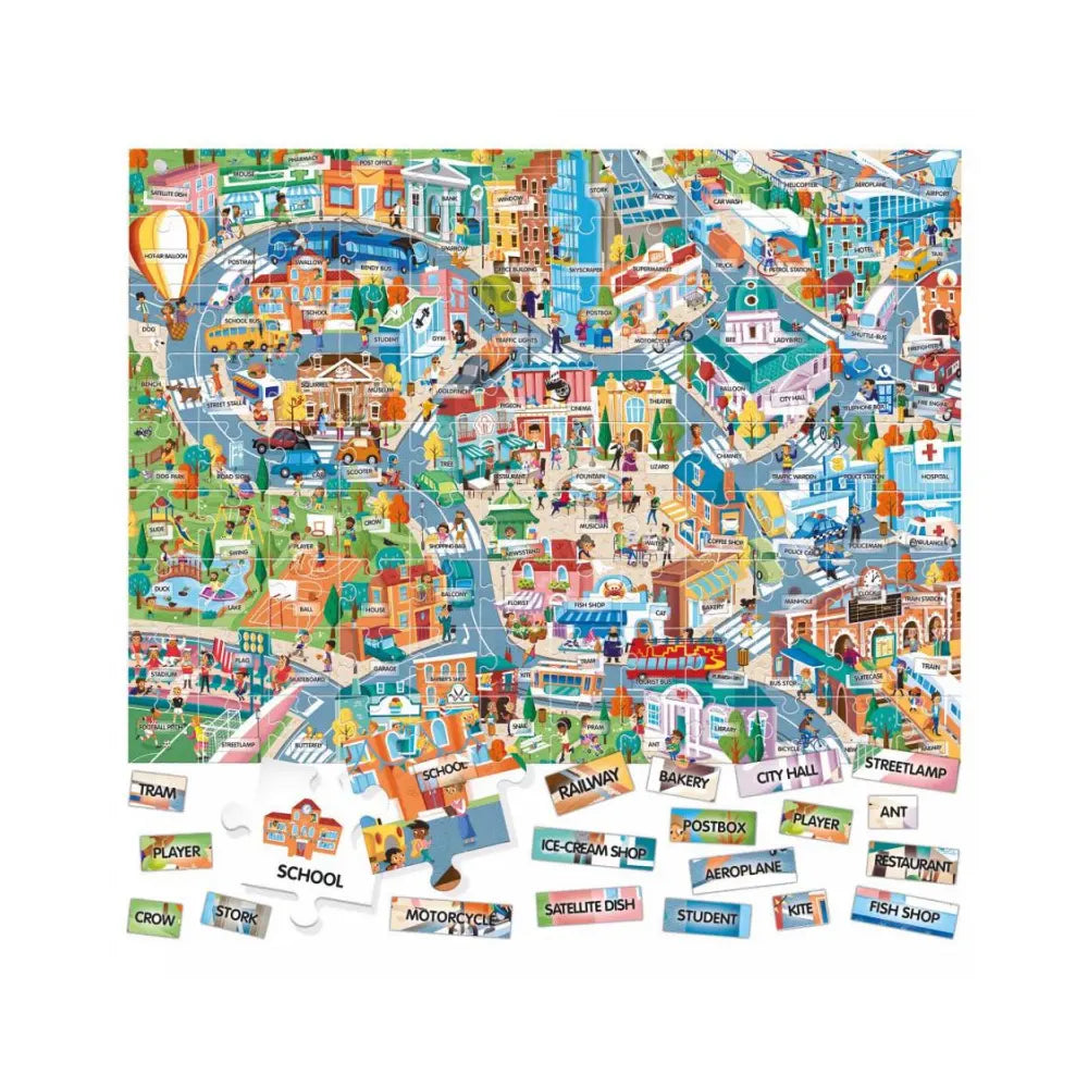 Headu Easy English 100 Mots Ville - 4-8 Ans+